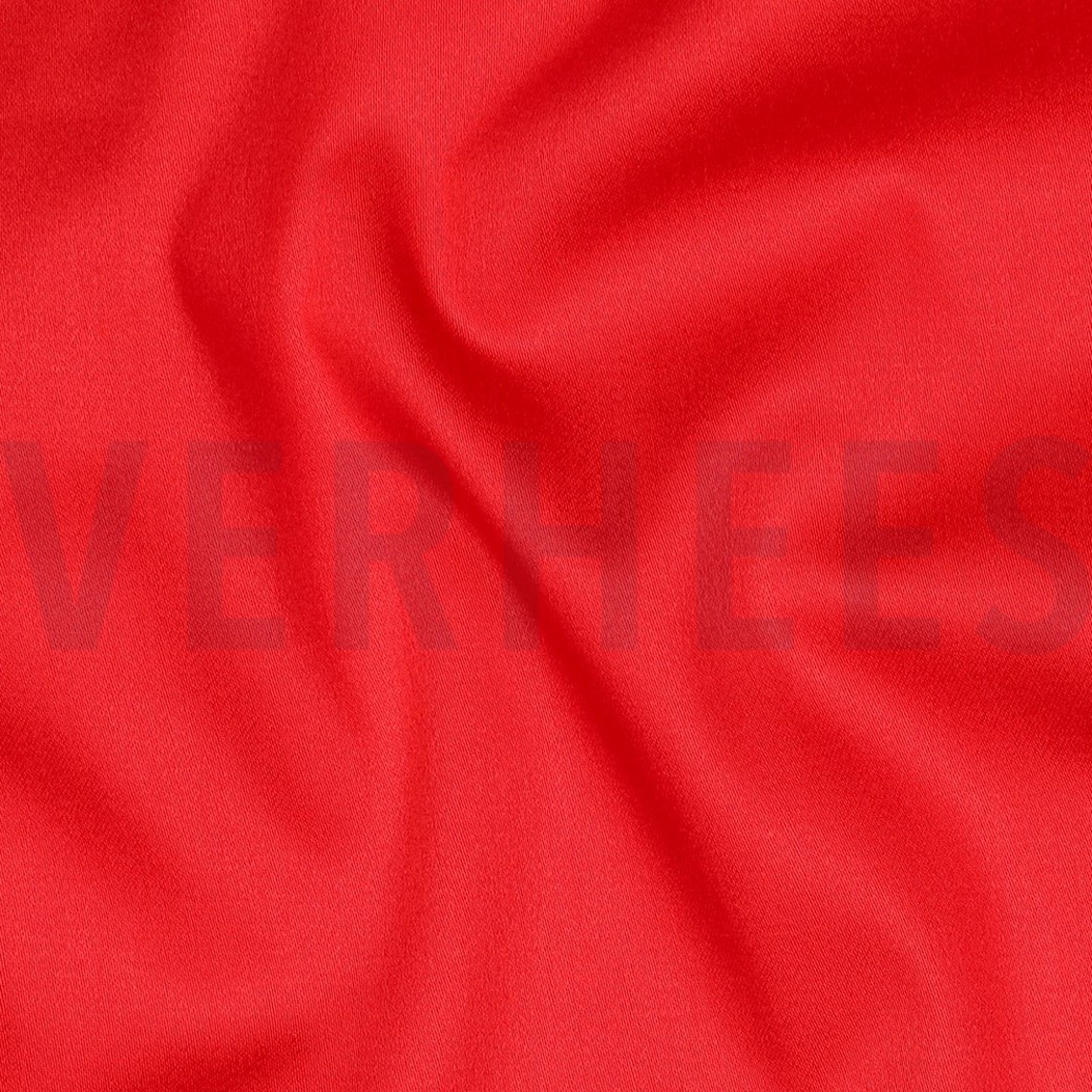 COTTON SATIN SPANDEX RED #2