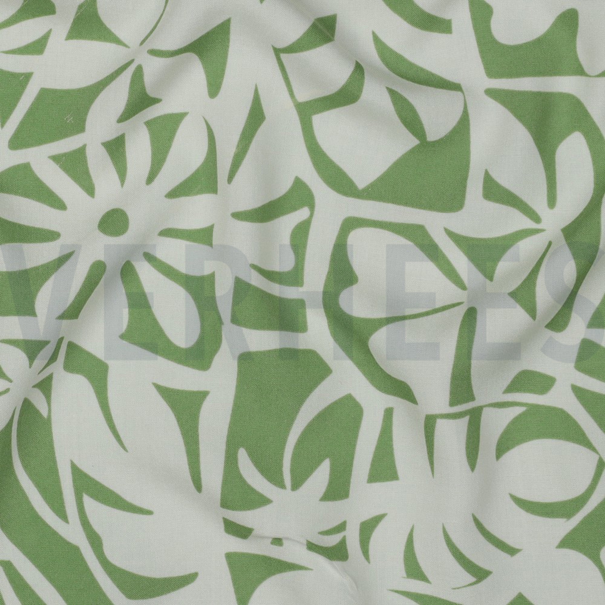 LENZING™ ECOVERO™ GEOMETRIC GREEN (high resolution) #2