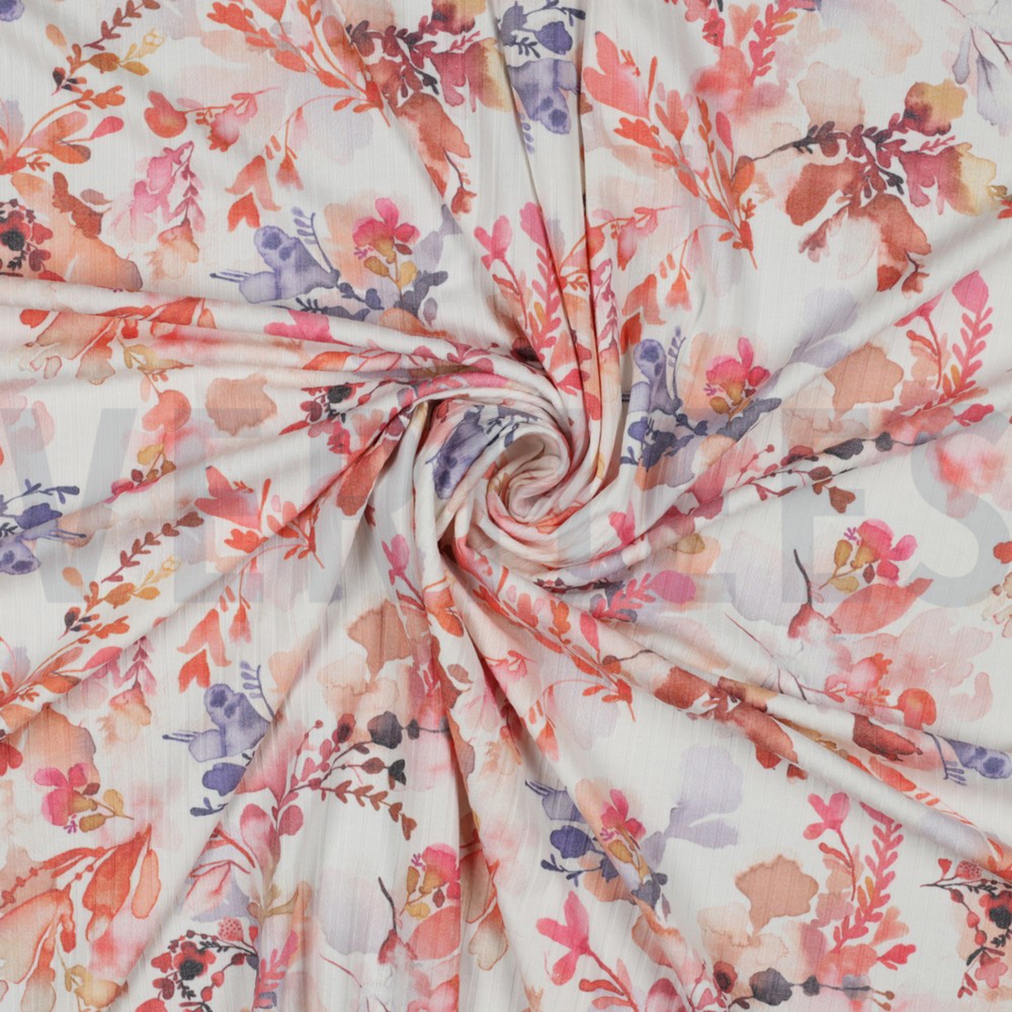 RIB JERSEY DIGITAL LEAVES OFF WHITE (high resolution) #2