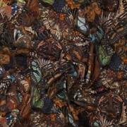 FRENCH TERRY DIGITAL BUTTERFLY DARK GREY (thumbnail) #2
