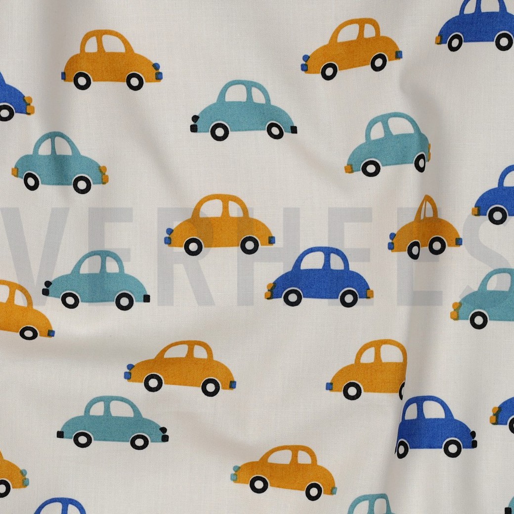 FINE POPLIN CARS OFF-WHITE #2