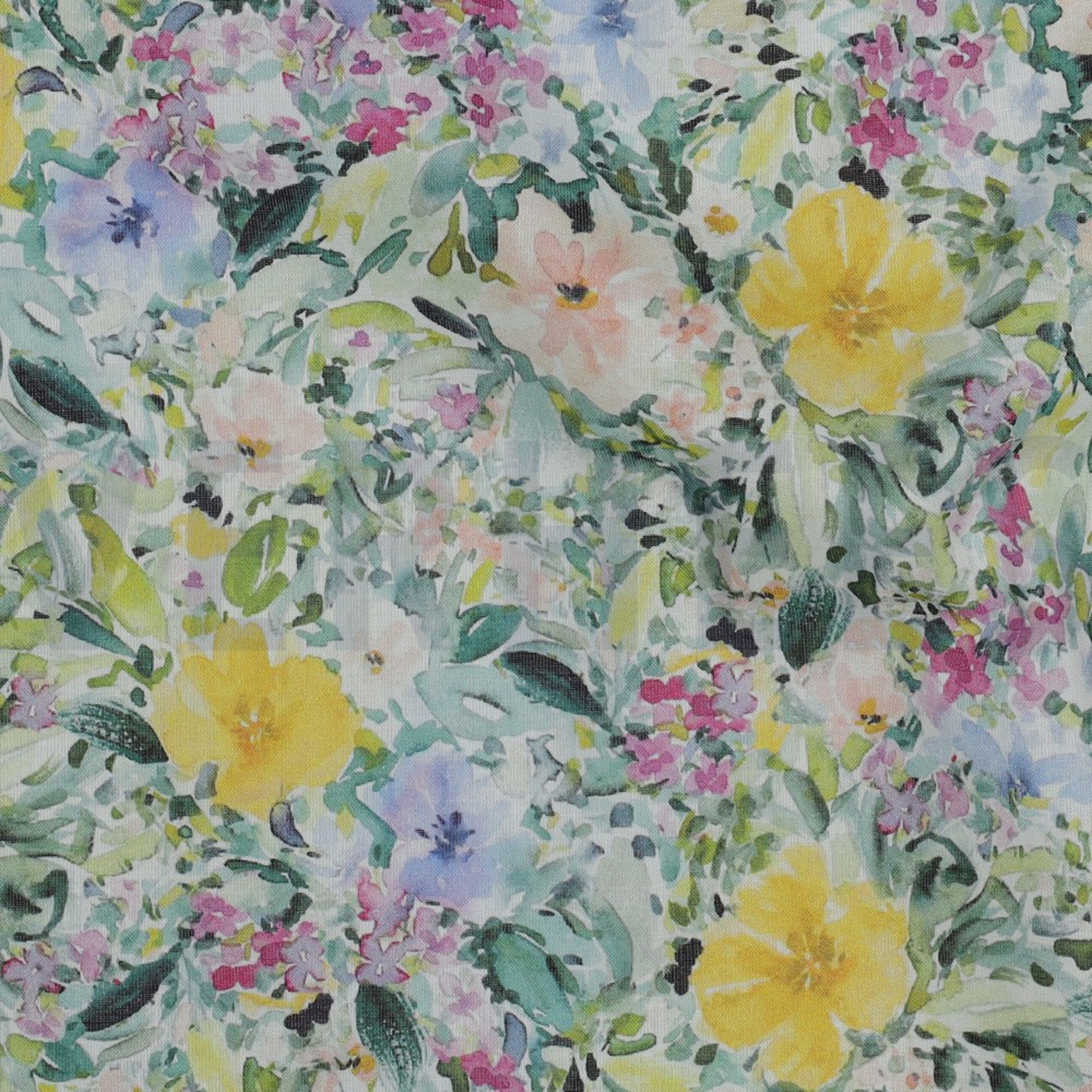 COTTON VOILE DIGITAL FLOWERS MULTICOLOUR (high resolution) #2