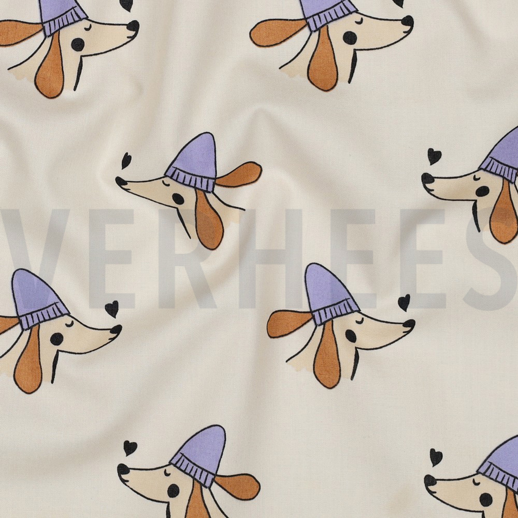 FINE POPLIN DOGS OFF-WHITE (high resolution) #2