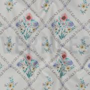 FINE POPLIN DIGITAL FLOWERS OFF-WHITE (thumbnail) #2