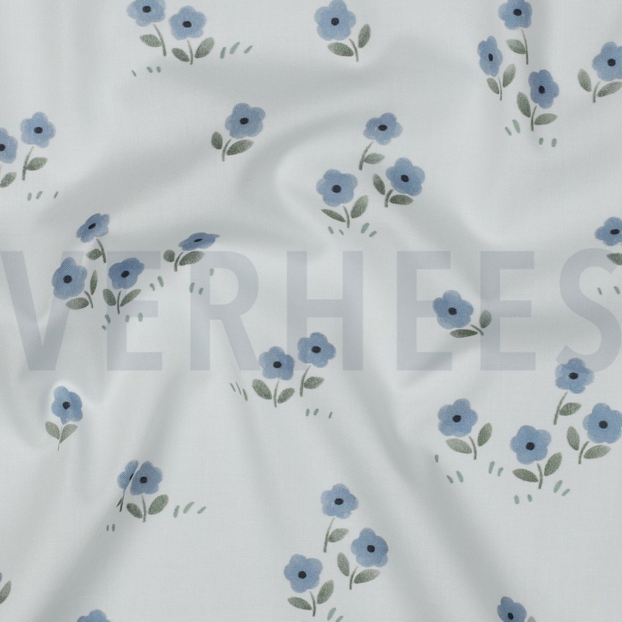 FINE POPLIN DIGITAL VIVE LA FRANCE WHITE (high resolution) #2