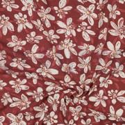FRENCH TERRY FLOWERS BORDEAUX (thumbnail) #2