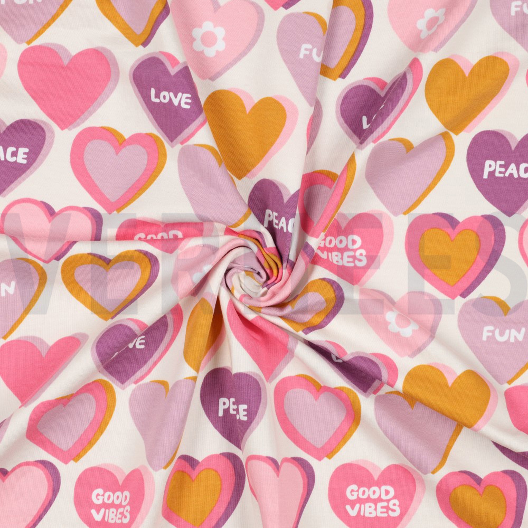FRENCH TERRY HEARTS ECRU (high resolution) #2
