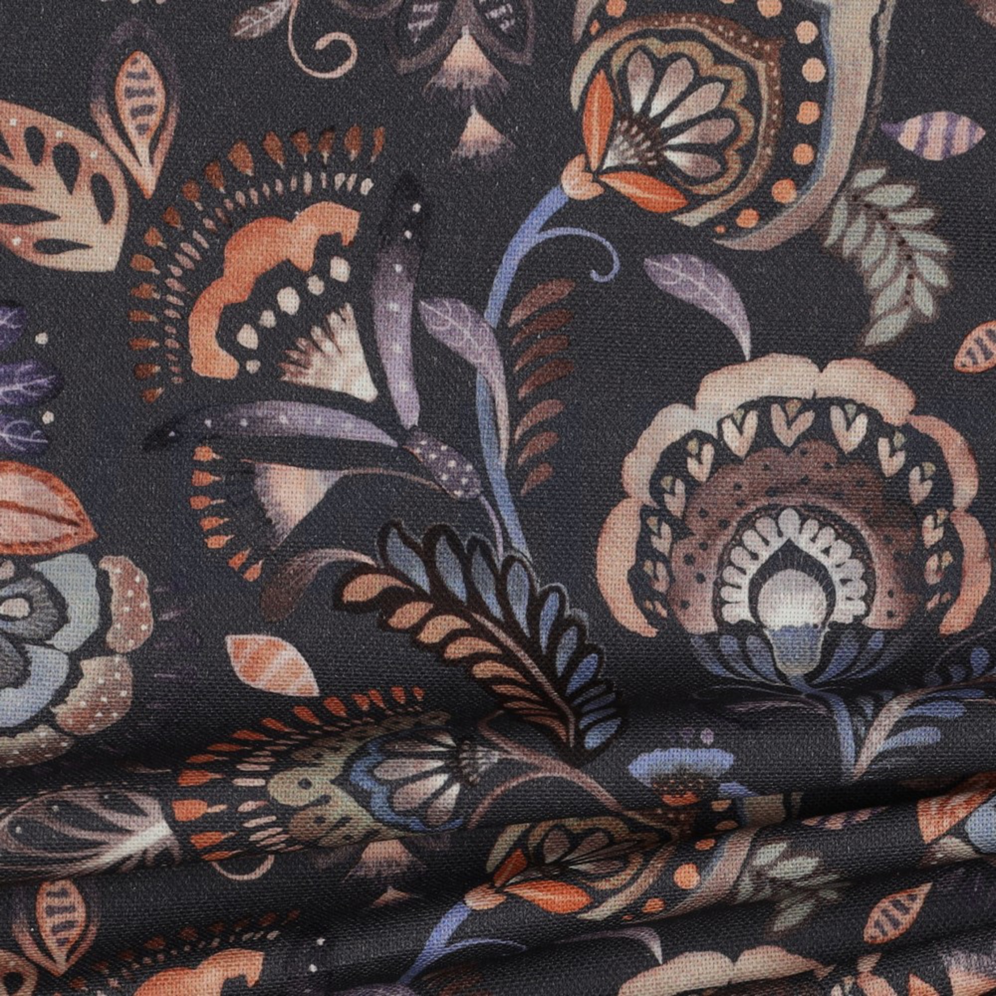 CANVAS DIGITAL PAISLEY DARK GREY (high resolution) #2