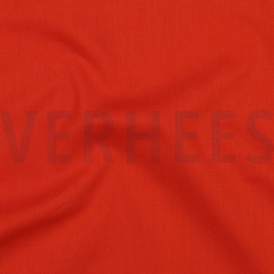 BAUMWOLLE POPELINE FLAMMENORANGE #7