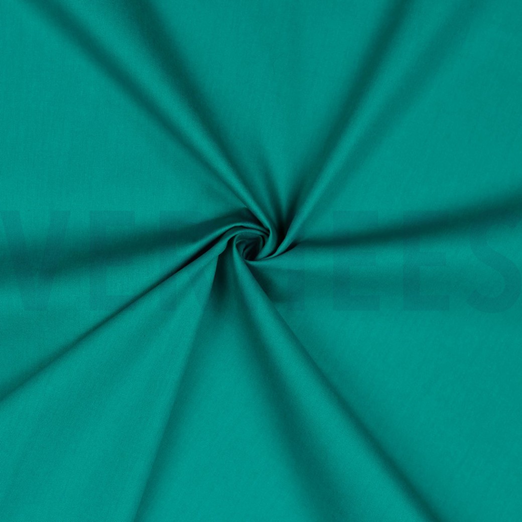 COTTON POPLIN TEAL #2