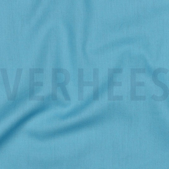 KATOEN POPLIN HEMELSBLAUW #7