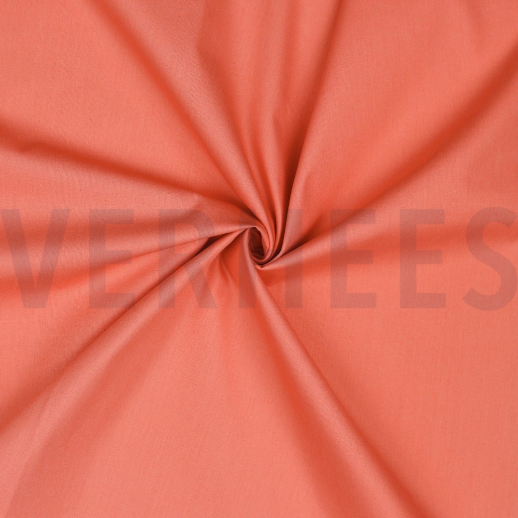 COTTON POPLIN CORAL #2