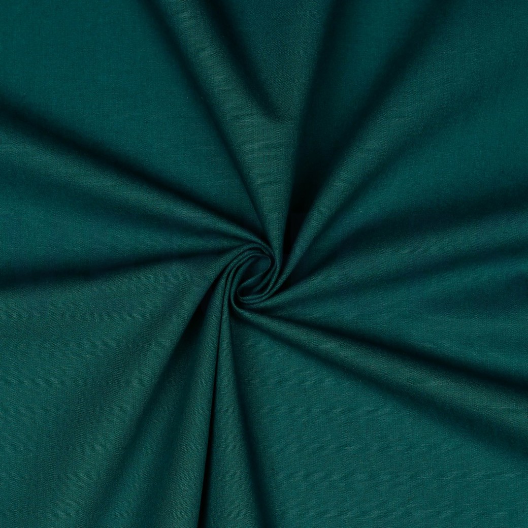 COTTON POPLIN DARK CYAN #2
