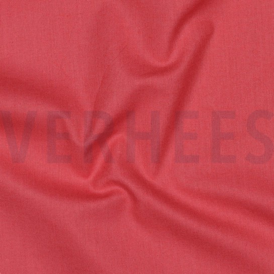 COTTON POPLIN DARK CORAL #7