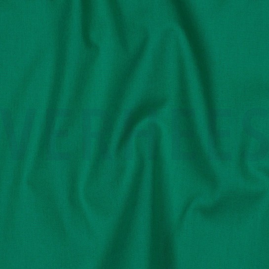BAUMWOLLE POPELINE SMARAGDGRÜN #7