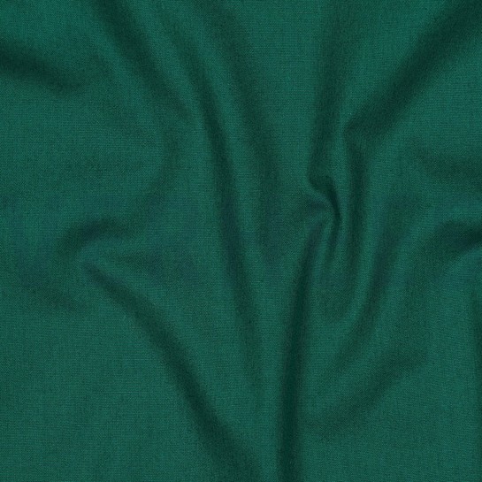 BAUMWOLLE POPELINE DUNKEL SMARAGD #7