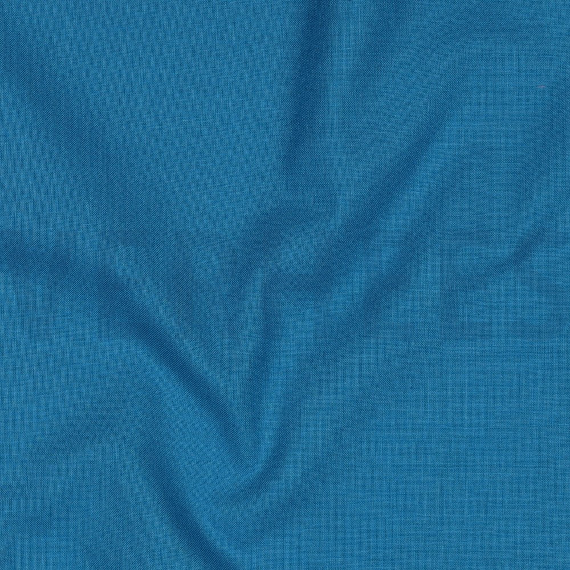 COTTON POPLIN OCEAN BLUE (high resolution) #2