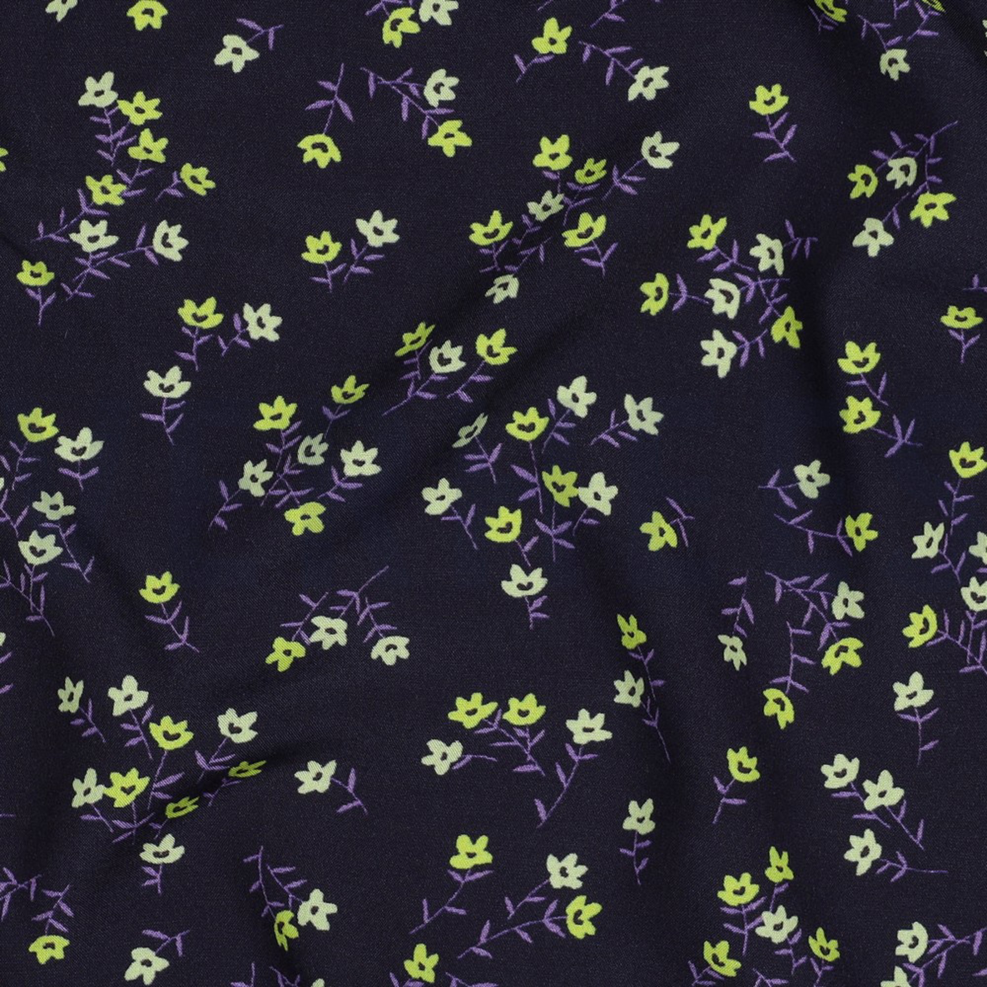 RADIANCE DIGITAL FLOWERS NAVY (high resolution) #2
