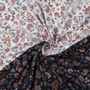 JERSEY DIGITAL PAISLEY FLOWERS WHITE LILAC (thumbnail) #2