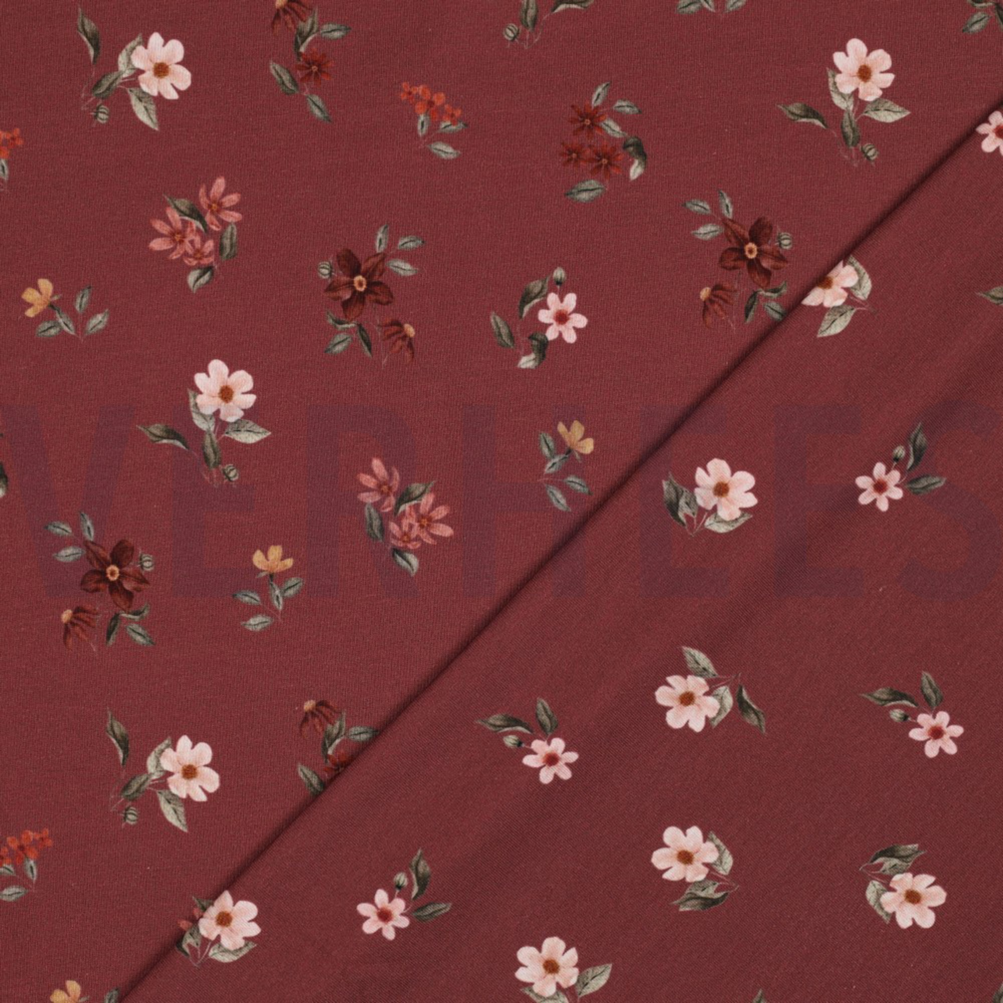 JERSEY DIGITAL GOTS FLOWERS ROUGE (high resolution) #2