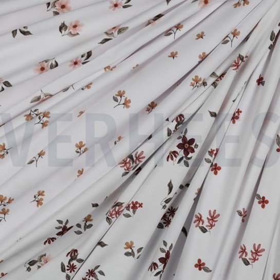 JERSEY DIGITAL GOTS BLUMEN WEISS #7