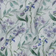 VISCOSE DOBBY DIGITAL FLOWERS WHITE (thumbnail) #2
