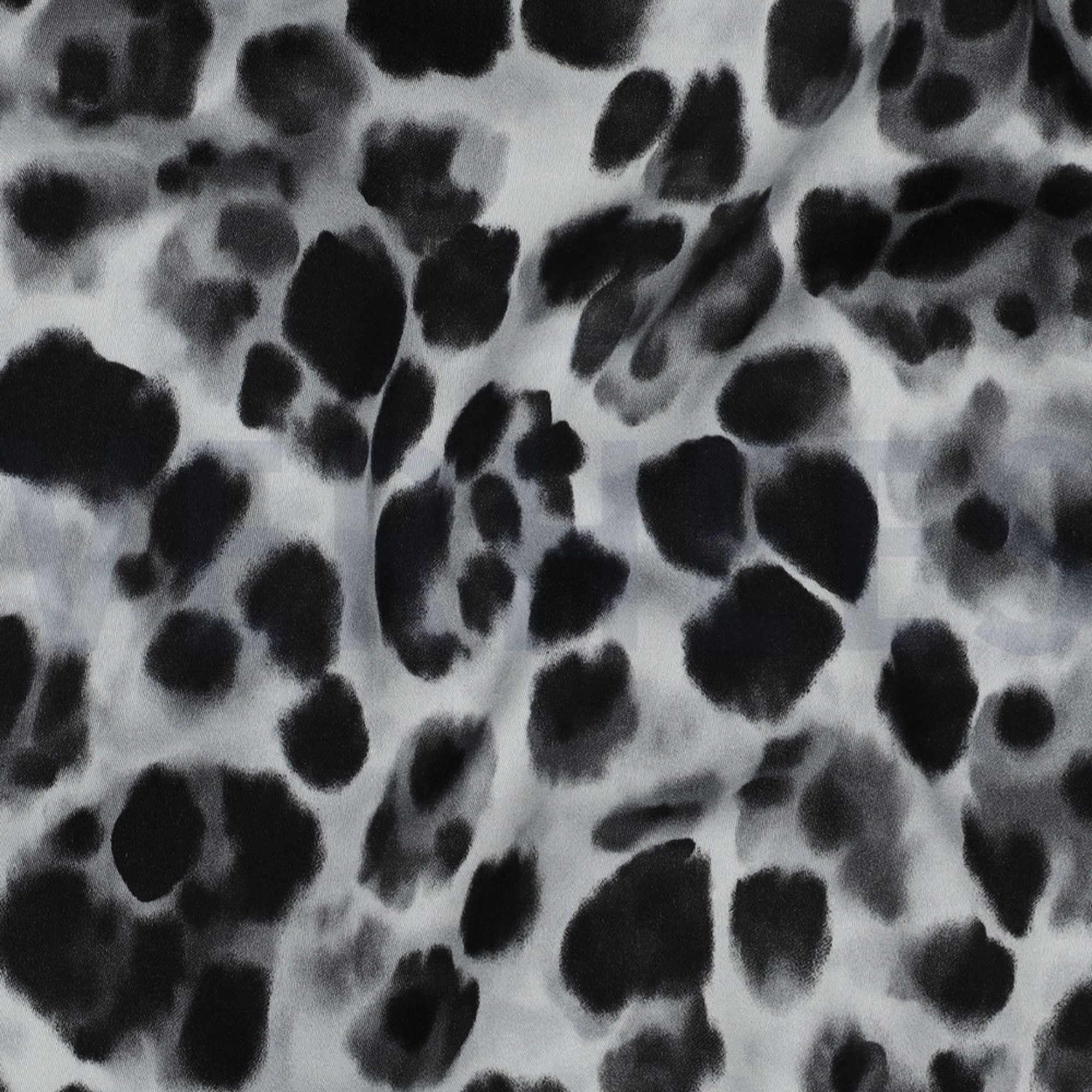 VISCOSE SATIN DIGITAL ANIMAL SKIN BLACK (high resolution) #2