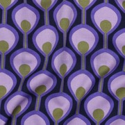 ROSELLA STRETCH ABSTRACT DARK PURPLE (thumbnail) #2