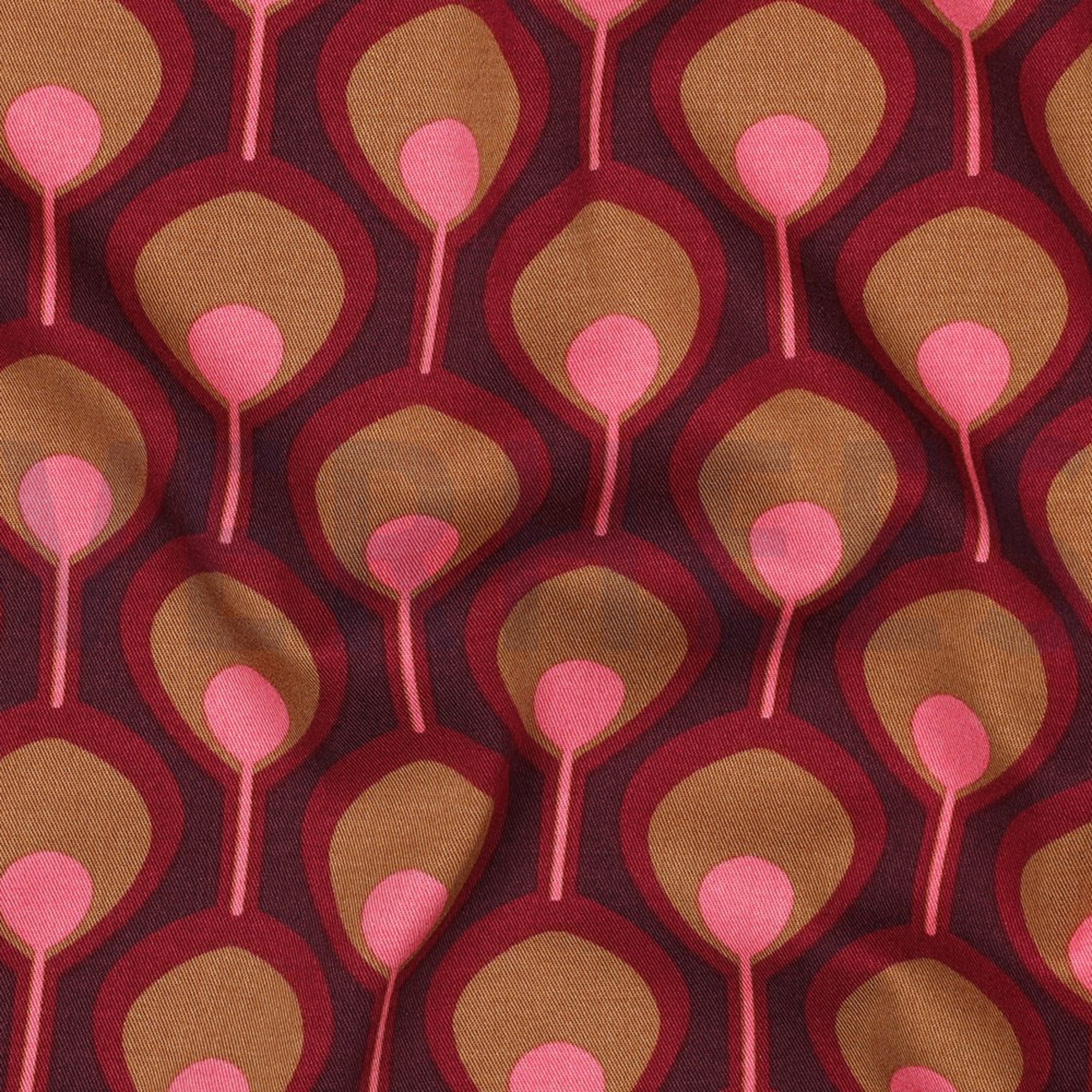 ROSELLA STRETCH ABSTRACT BORDEAUX (high resolution) #2