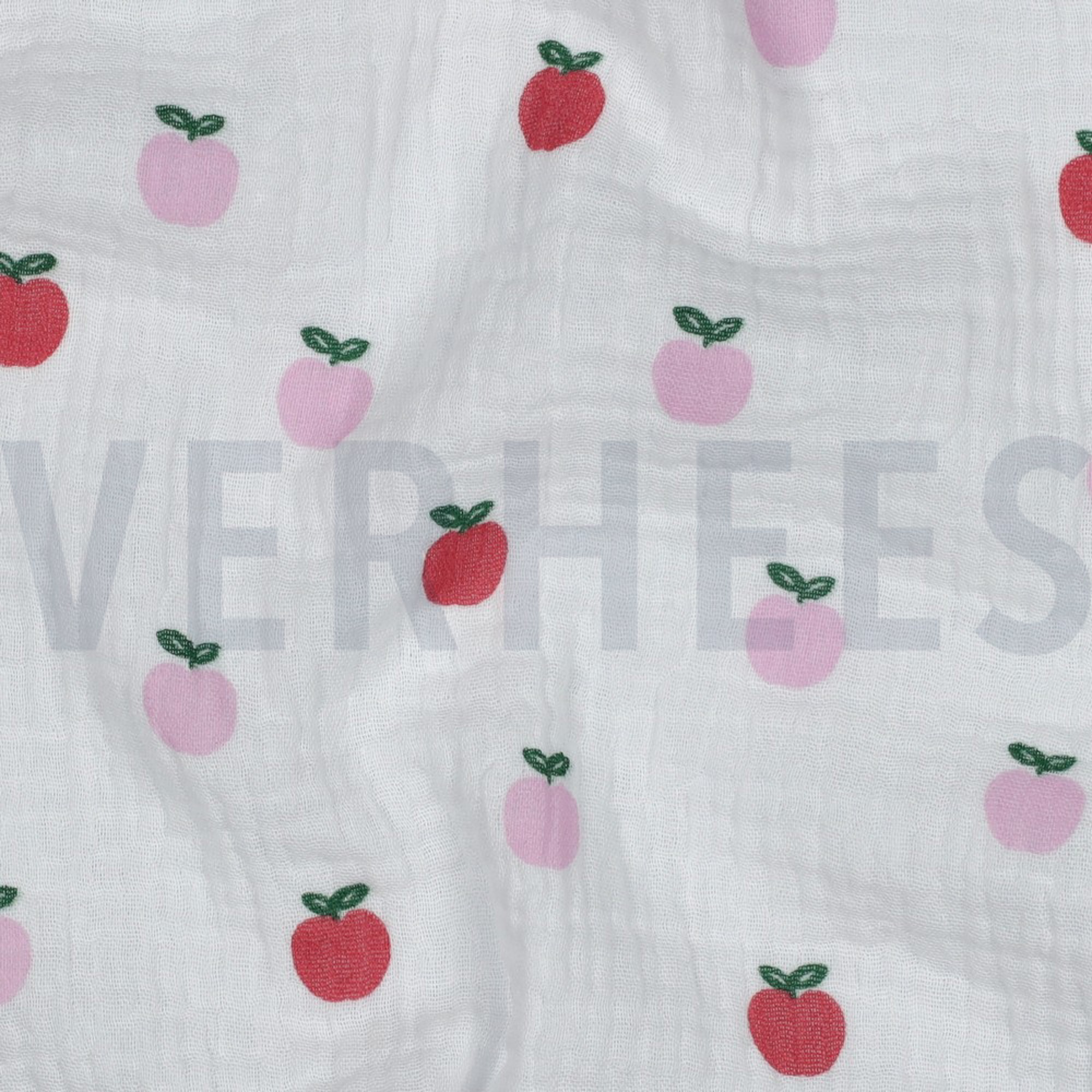 DOUBLE GAUZE FRUITS WHITE (high resolution) #2