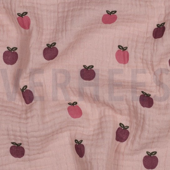 DOUBLE GAUZE FRUITS SOFT ROSE #7