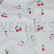 DOUBLE GAUZE FRUITS WHITE (thumbnail) #2