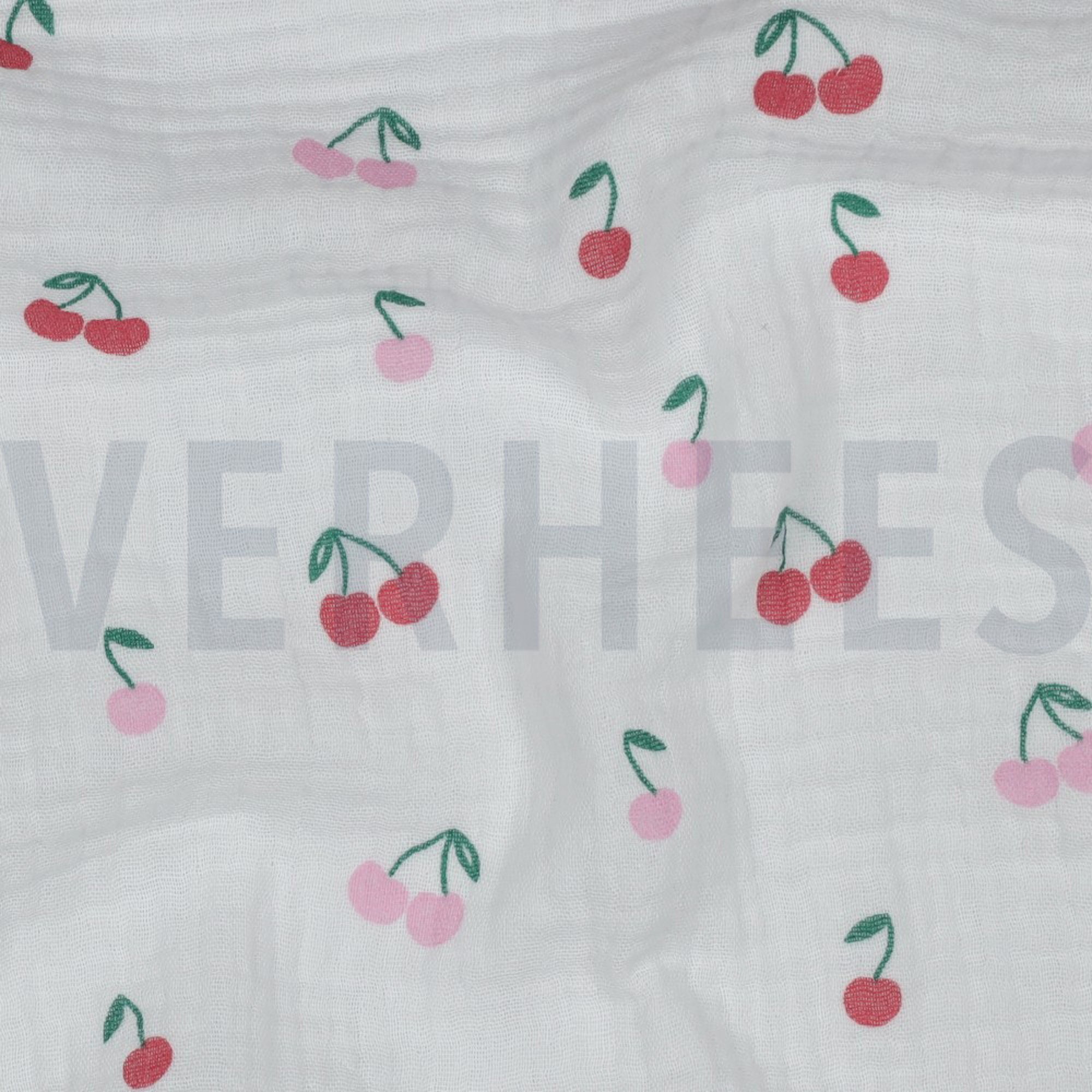 DOUBLE GAUZE FRUITS WHITE (high resolution) #2