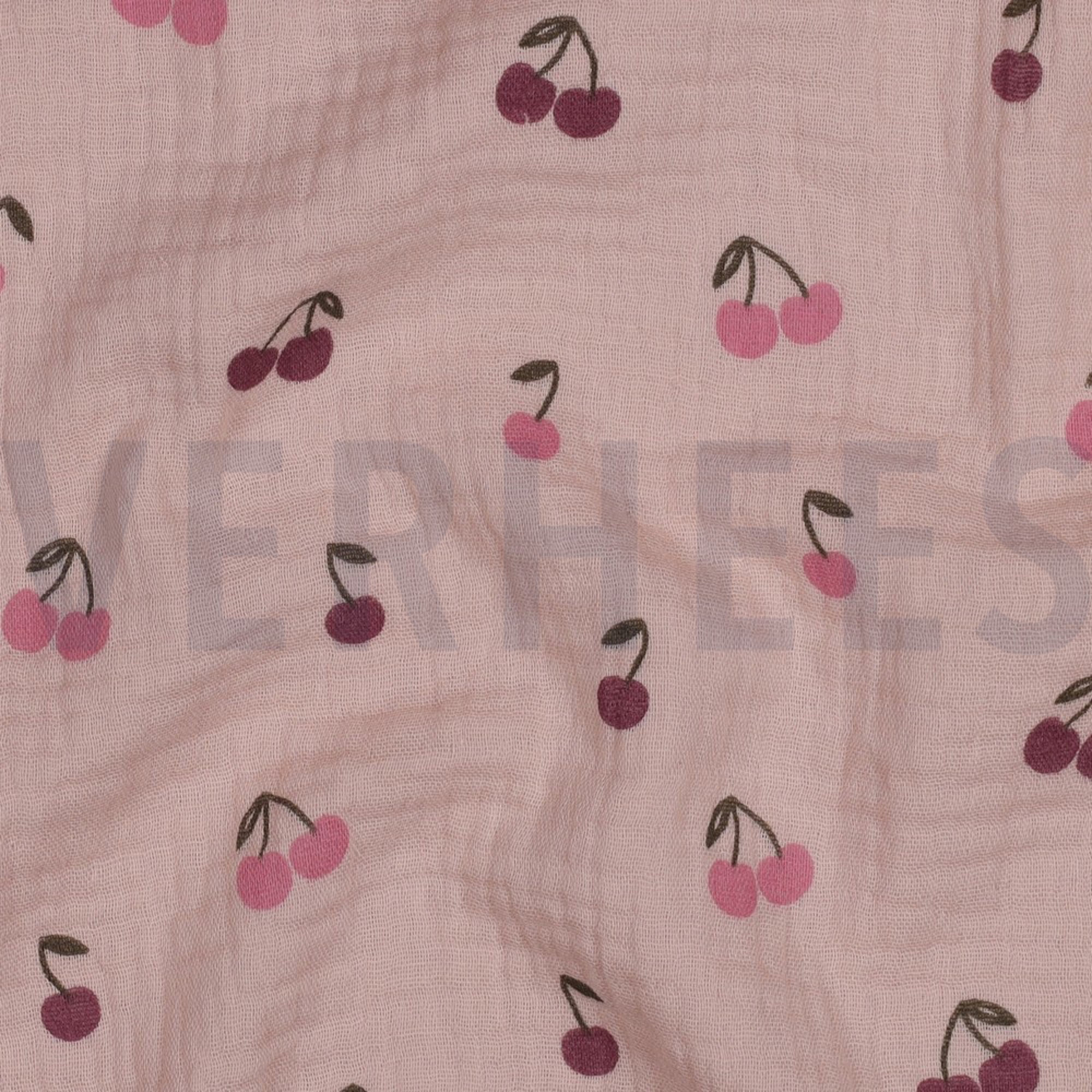 DOUBLE GAUZE FRUITS SOFT ROSE (high resolution) #2