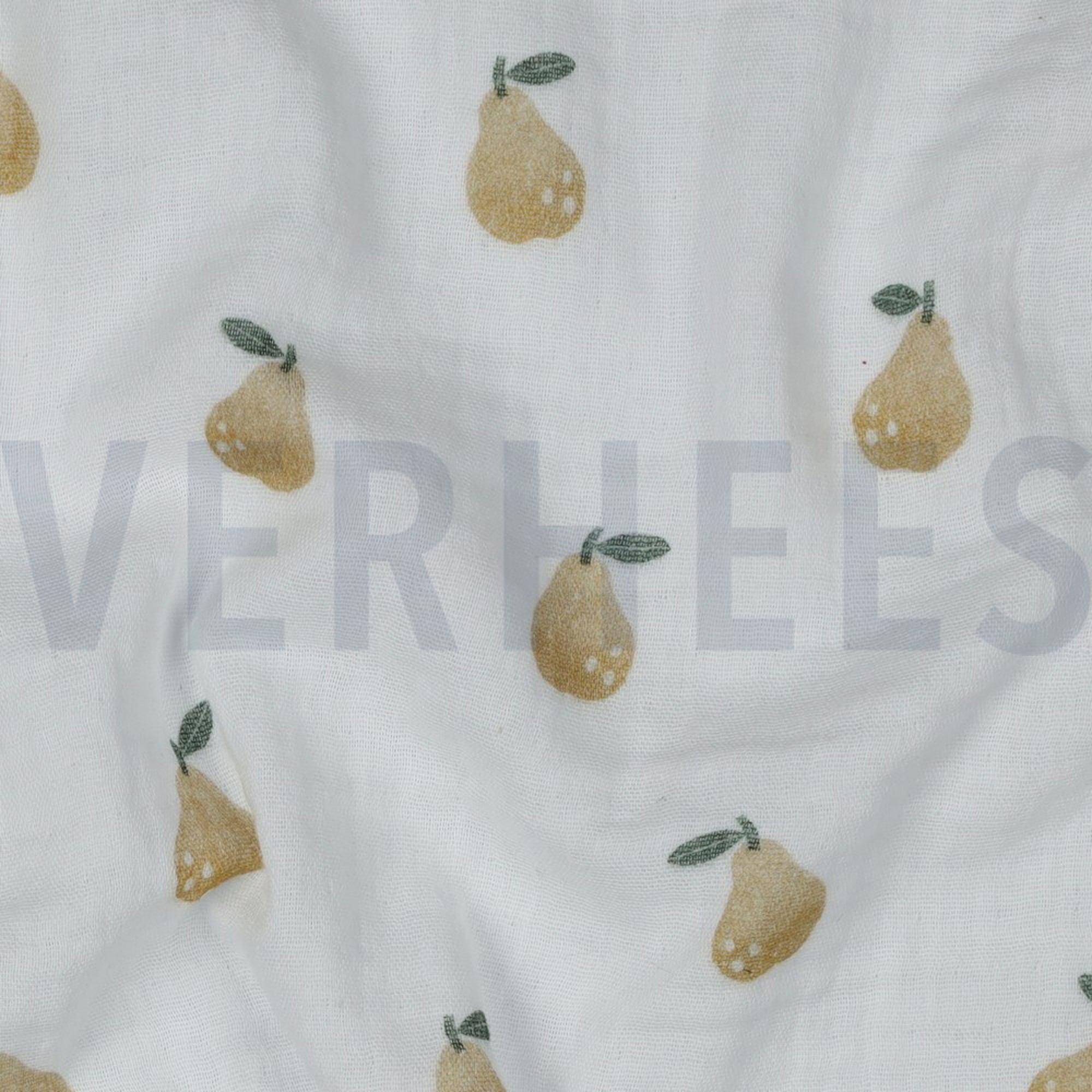 DOUBLE GAUZE DIGITAL PEARS WHITE (high resolution) #2