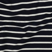 FRENCH TERRY STRIPE NAVY/ECRU (thumbnail) #2