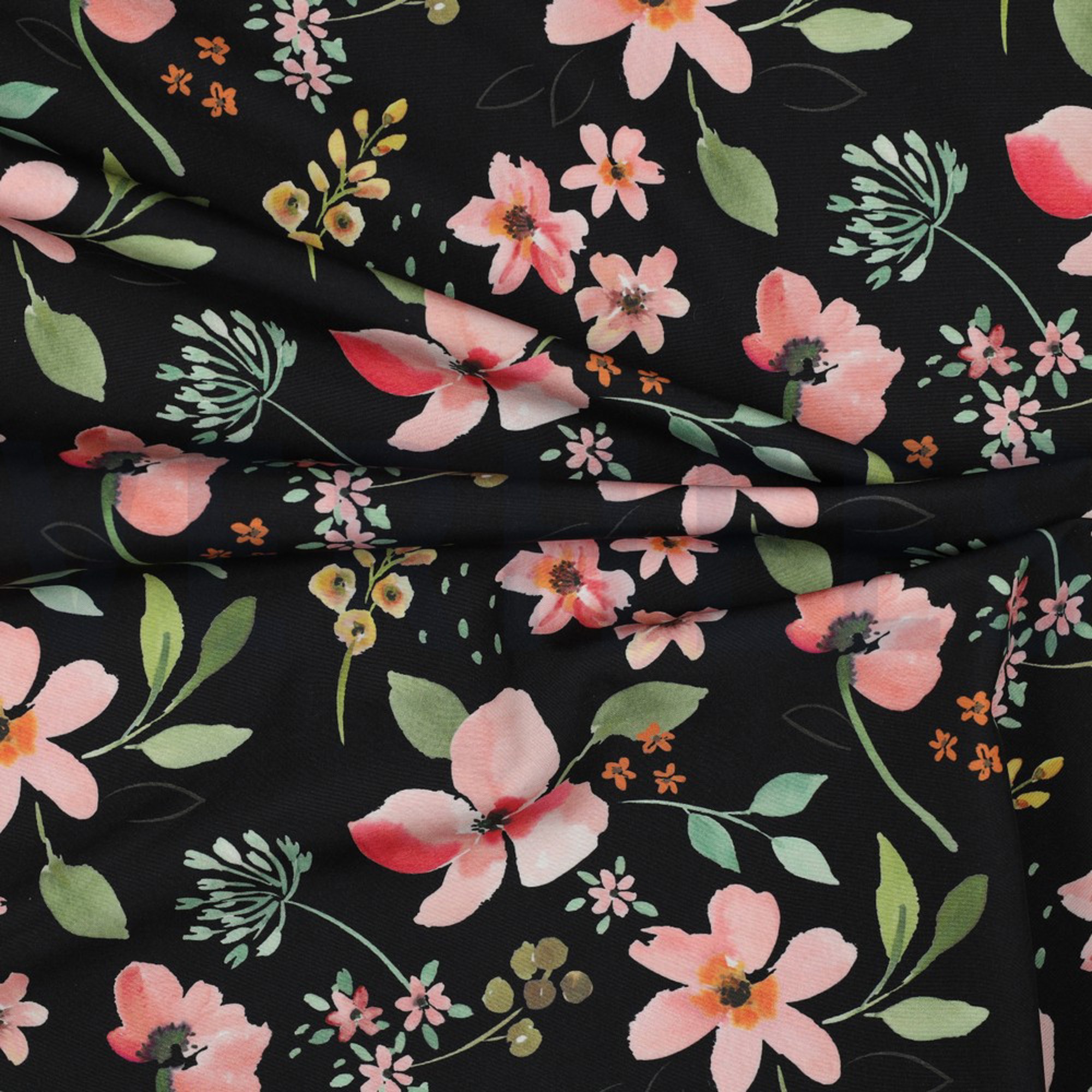 SOFTSHELL DIGITAL FLOWERS BLACK (high resolution) #2