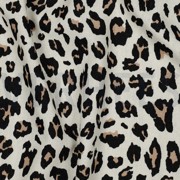 LINEN VISCOSE ANIMAL SKIN BEIGE (thumbnail) #2
