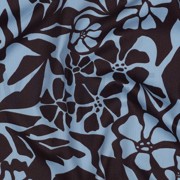 COTTON VISCOSE FLOWERS LIGHT BLUE (thumbnail) #2