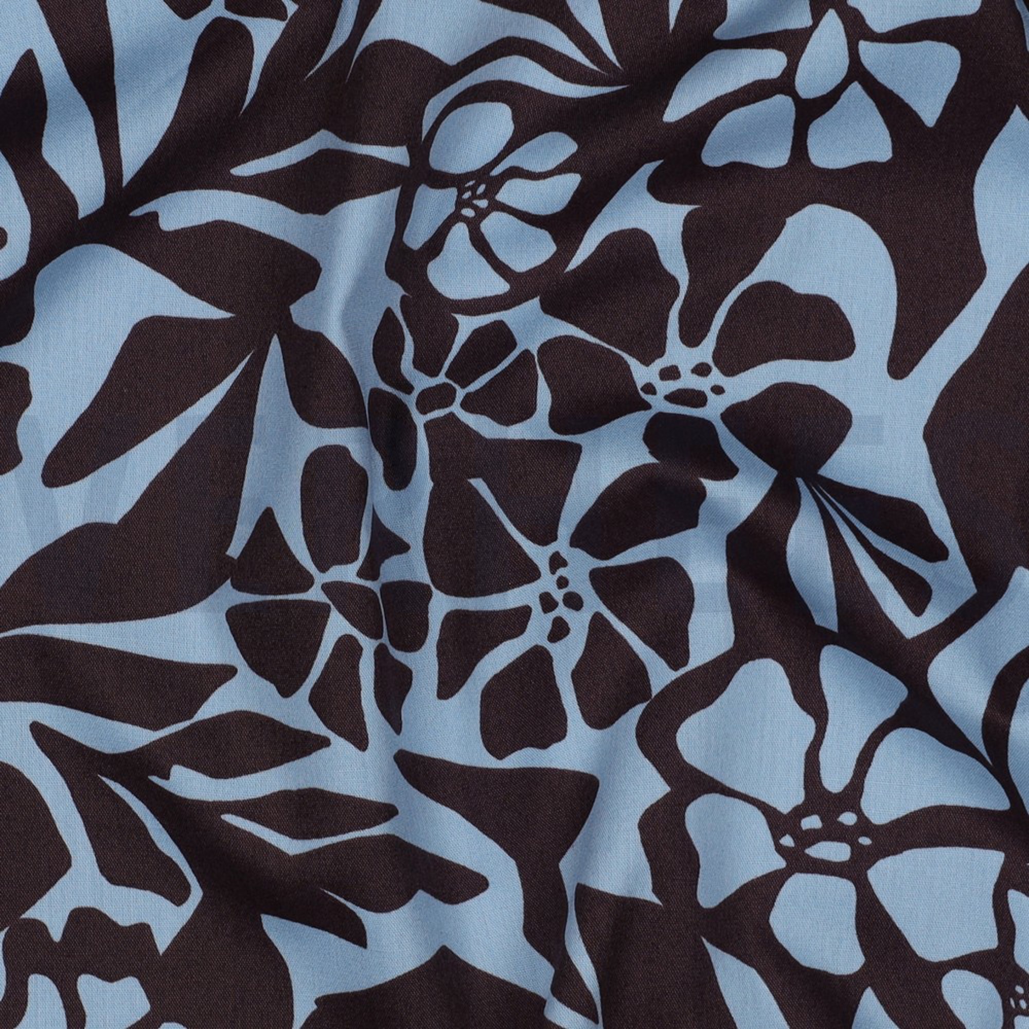 COTTON VISCOSE FLOWERS LIGHT BLUE (high resolution) #2