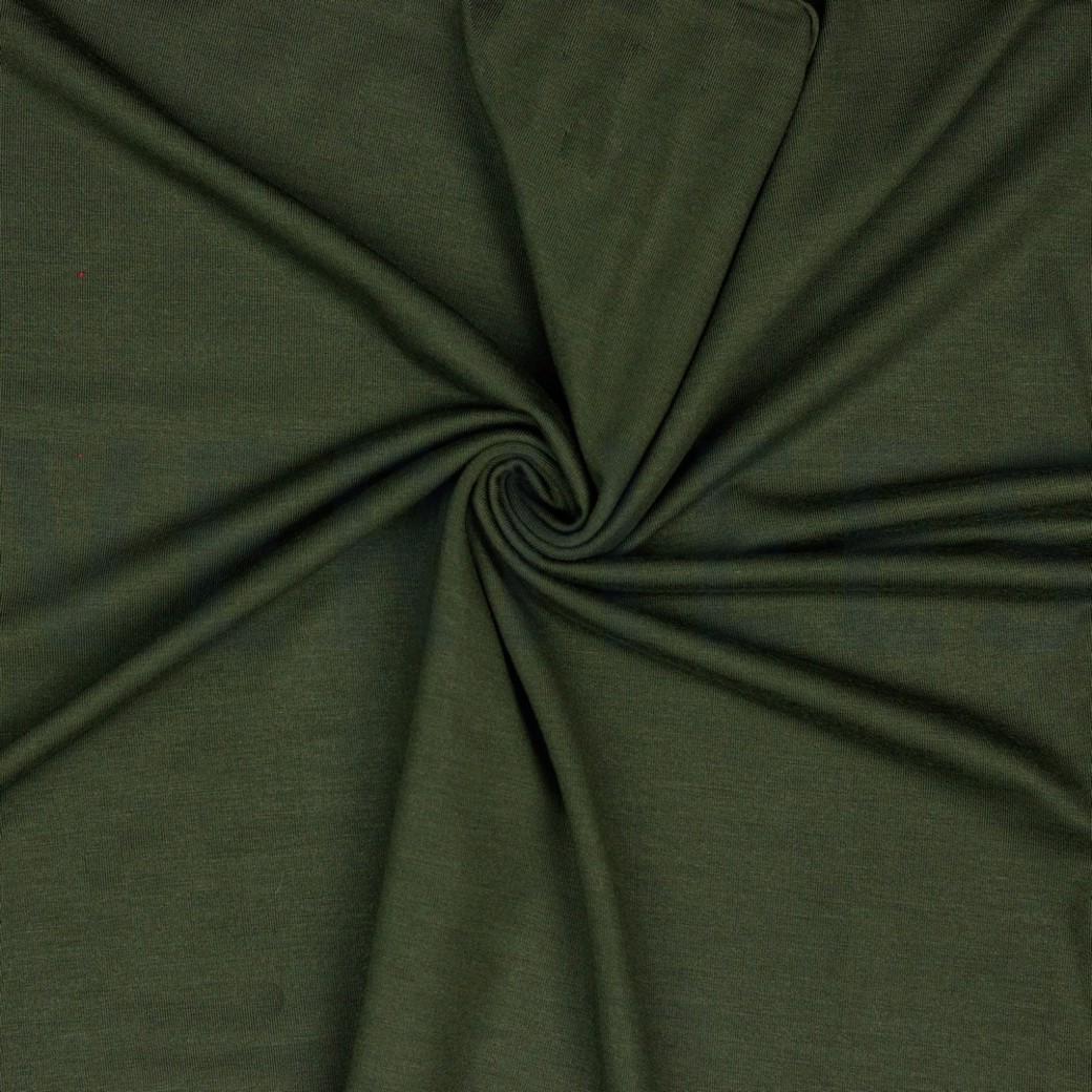 TENCEL™ MODAL JERSEY DARK GREEN #2
