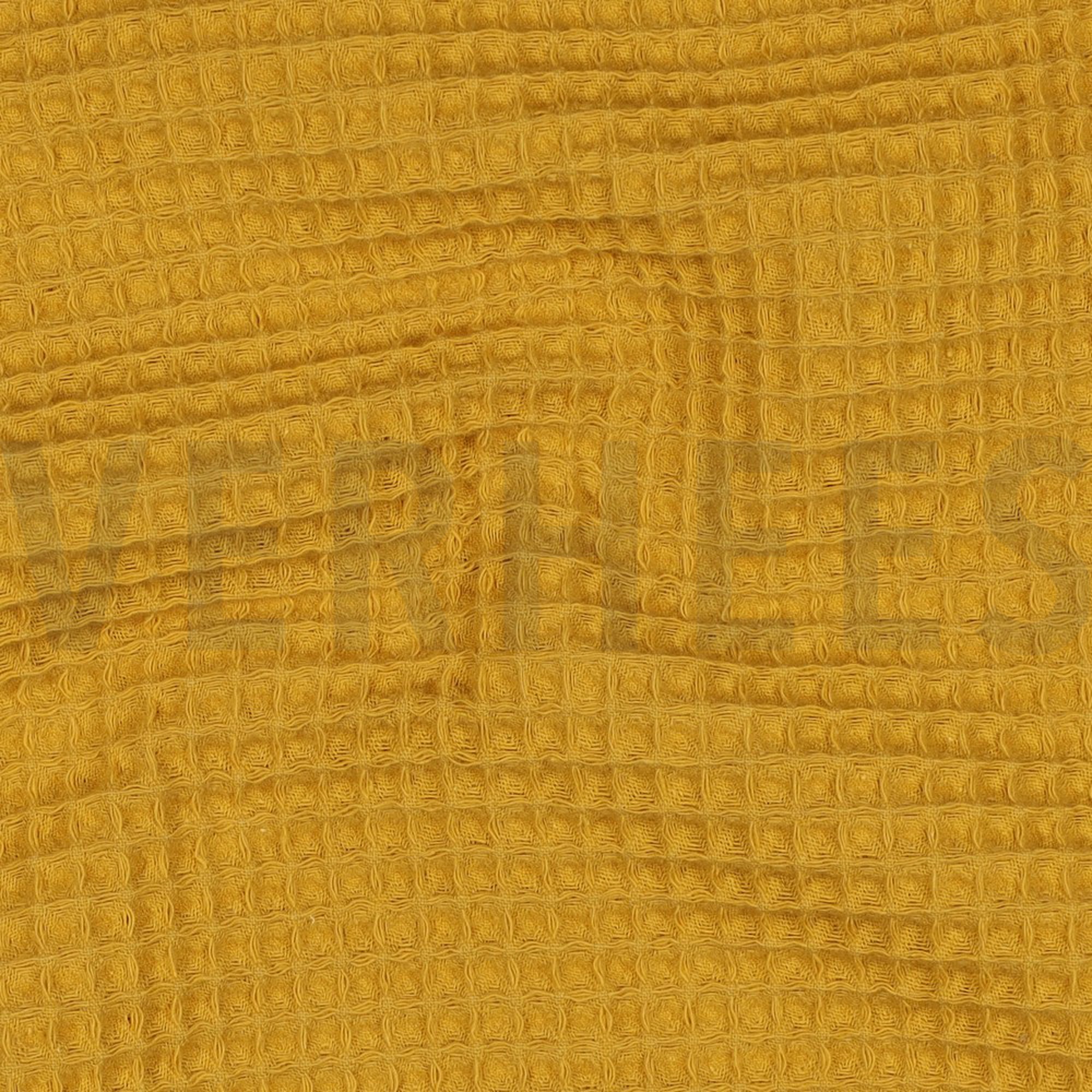 COTTON WAFFLE OCHRE (high resolution) #2