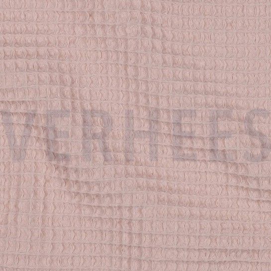 COTON NID D'ABEILLE ROSE ANCIEN #7