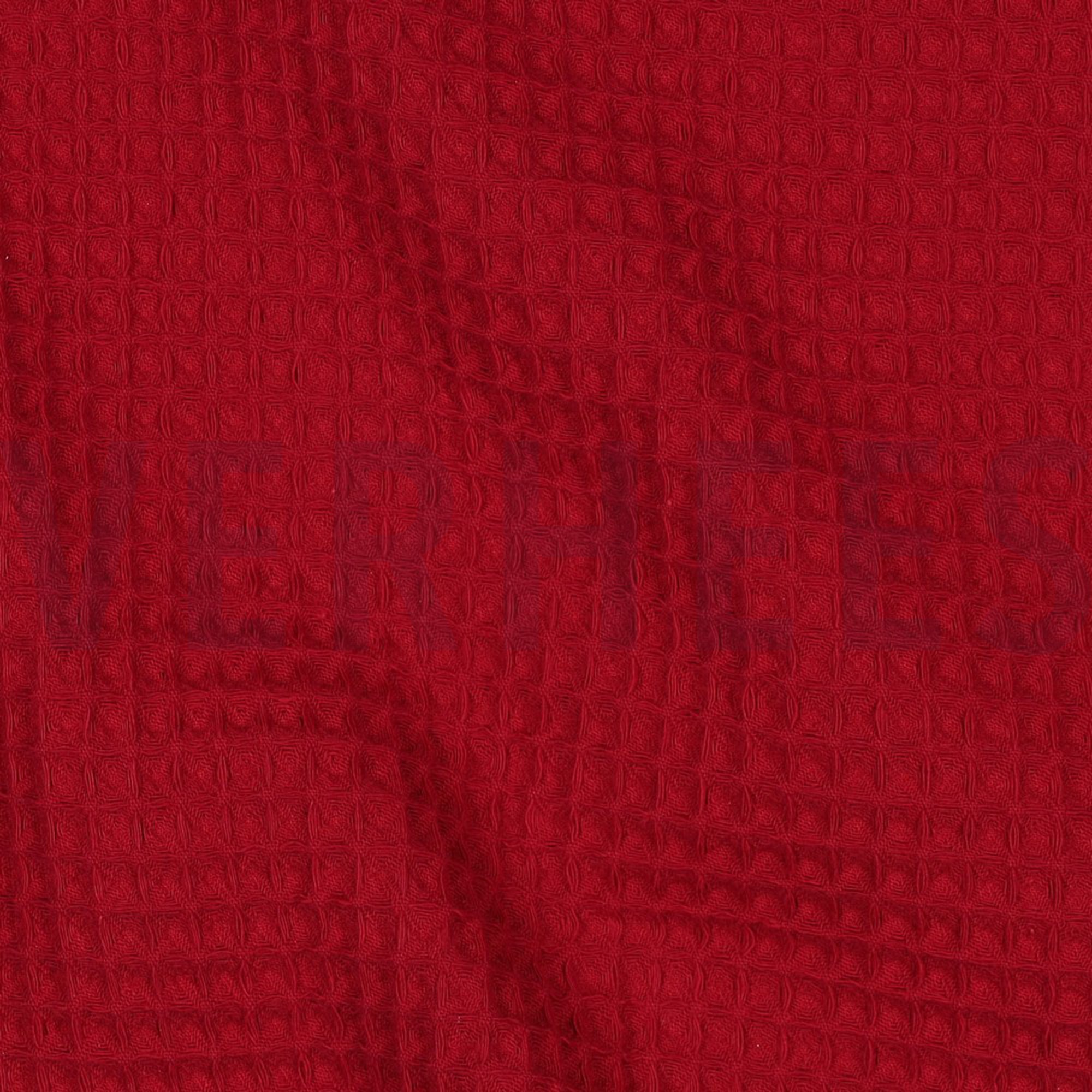 COTTON WAFFLE RED (high resolution) #2
