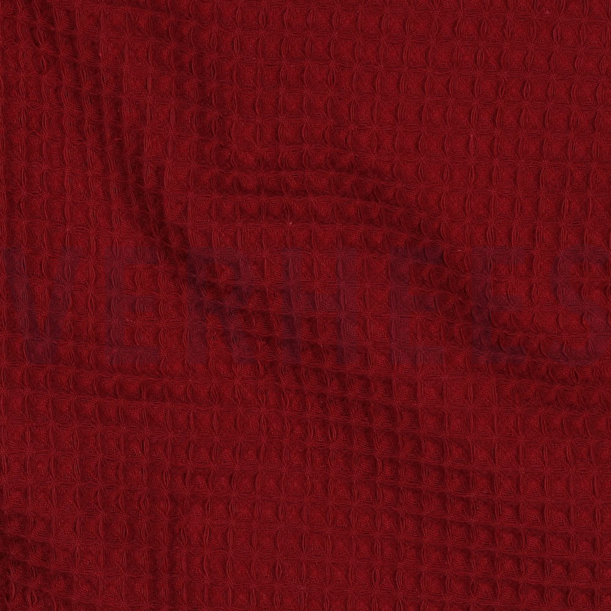 COTTON WAFFLE BORDEAUX (high resolution) #2