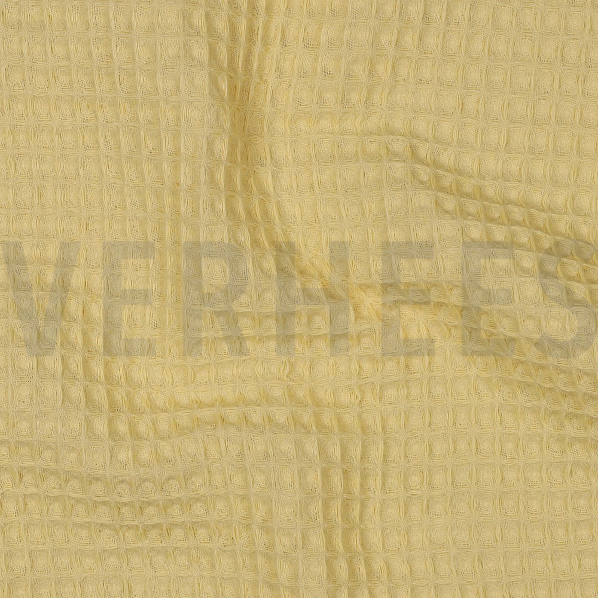 COTTON WAFFLE SOFT YELLOW (high resolution) #2