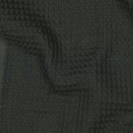 BAUMWOLLE WAFFEL ARMEEGRÜN #7