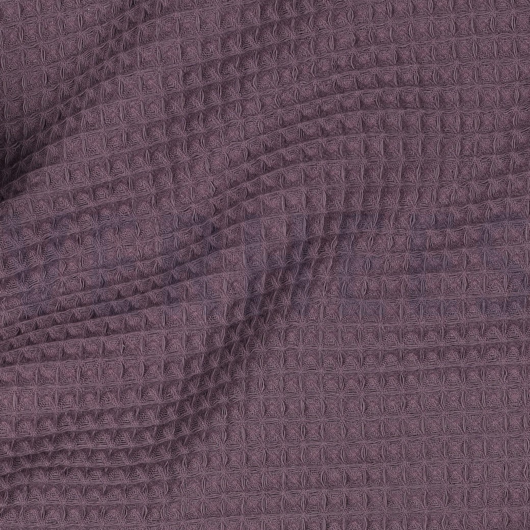 COTTON WAFFLE MULBERRY #2