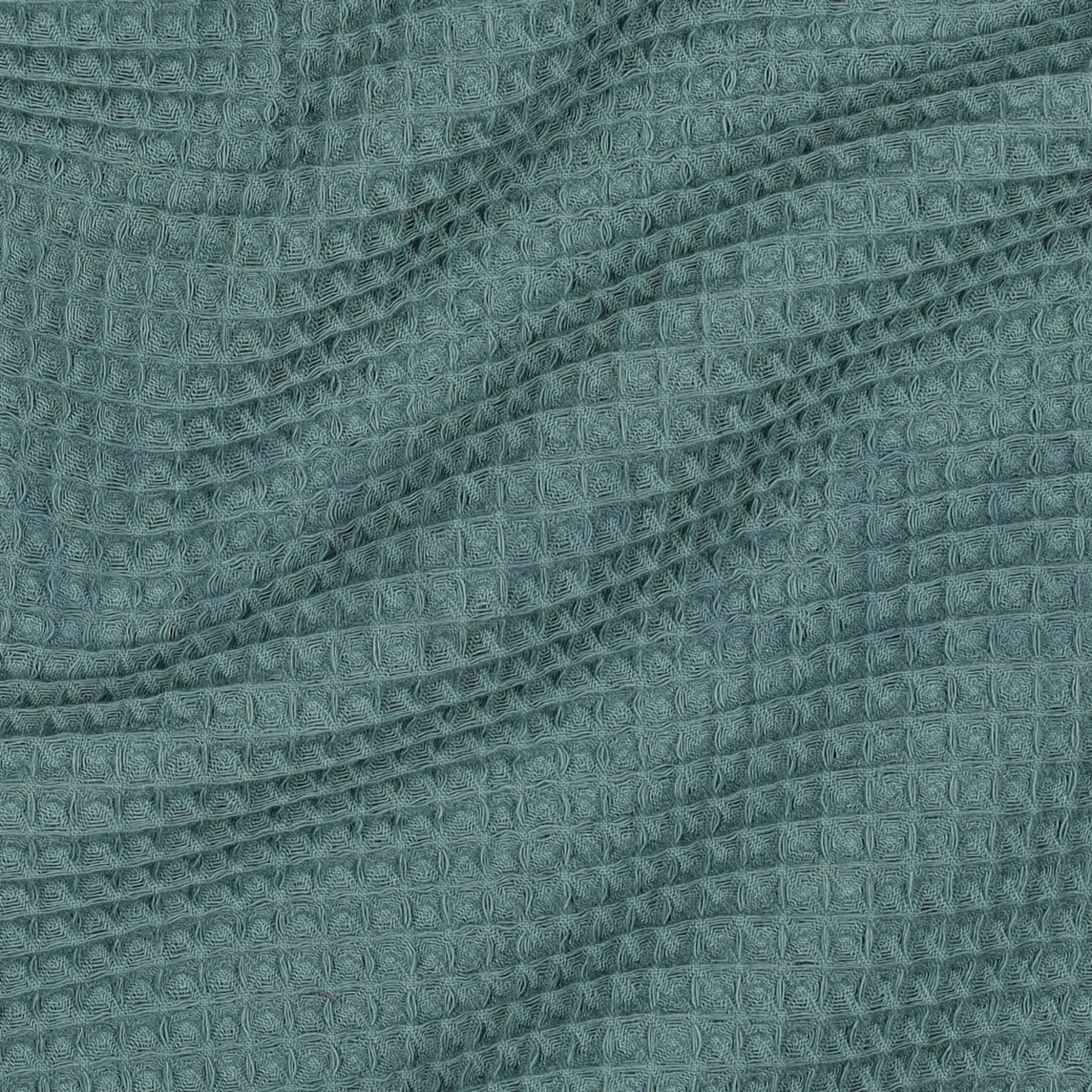 COTTON WAFFLE CYAN (high resolution) #2