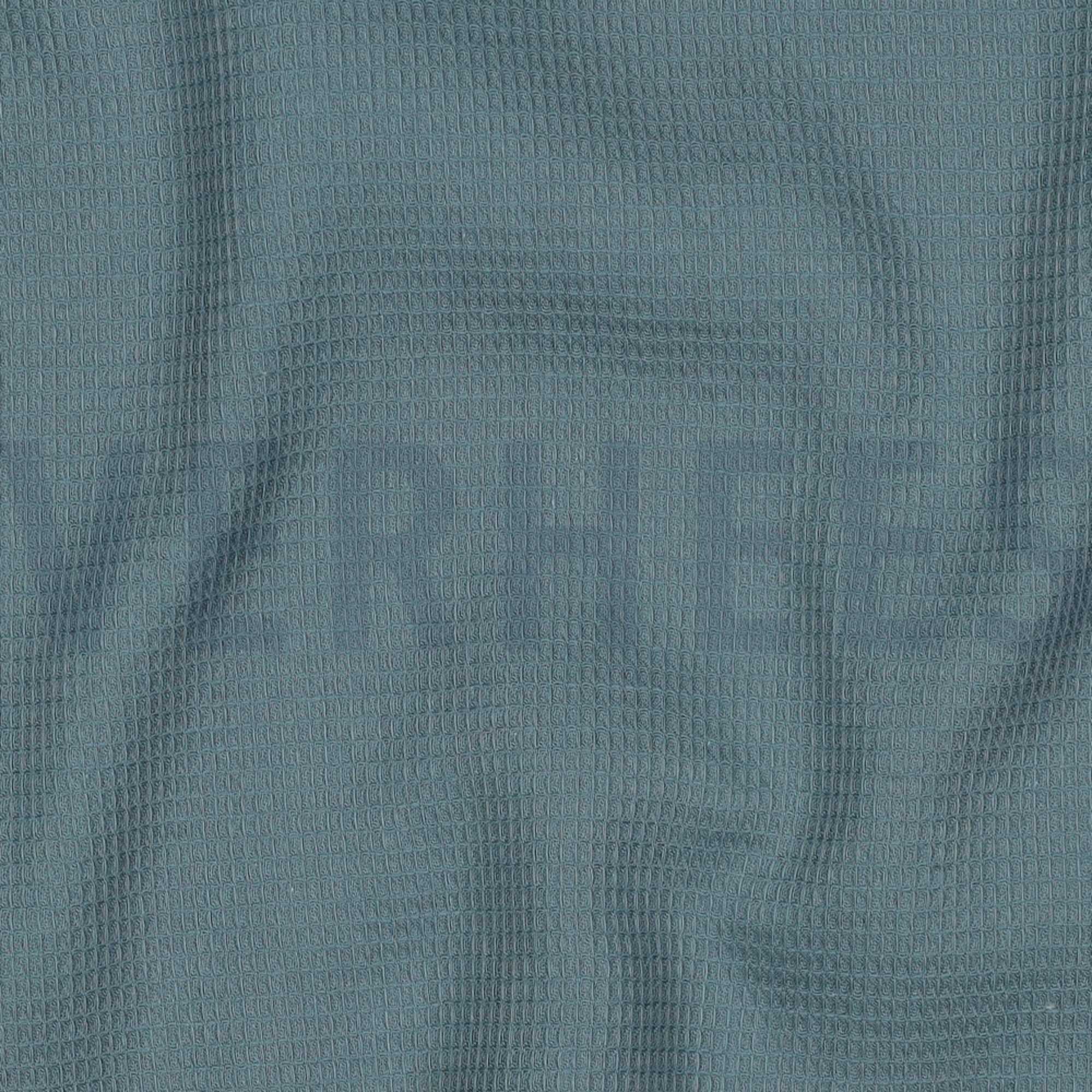COTTON WAFFLE SMALL OCEAN GREEN (high resolution) #2